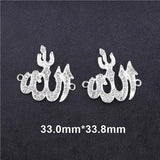 NEW Religious Islamic Muslim Allah Charms Cz Rhinestones Crescent Pendants For Eid al-Fitr - The Jewellery Supermarket