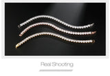 AMAZING Trendy Round AAA+ Cubic Zirconia Simulated Diamonds Tennis Bracelets Bangles for Women - The Jewellery Supermarket