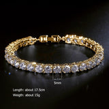 AMAZING Trendy Round AAA+ Cubic Zirconia Simulated Diamonds Tennis Bracelets Bangles for Women - The Jewellery Supermarket
