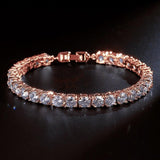 AMAZING Trendy Round AAA+ Cubic Zirconia Simulated Diamonds Tennis Bracelets Bangles for Women - The Jewellery Supermarket