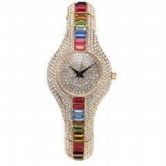 Terrific Top Brand Womens Bling Fashion Simulated Diamonds Luxury Ladies Metal Watch - Ideal Gifts - The Jewellery Supermarket