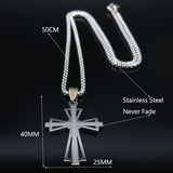 Marvellous Gold Color Chain Christian Cross Stainless Steel Necklace - Religious Jewellery - The Jewellery Supermarket