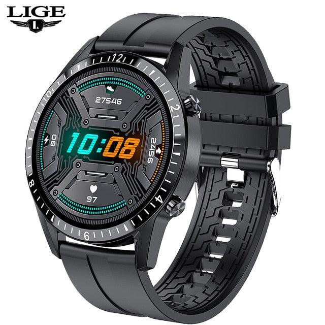 NEW MENS WATCHES - Full circle touch screen steel Band luxury Bluetooth call Sport Activity Smart watch - The Jewellery Supermarket