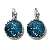 NEW Muslim Islamic Hook Glass Cabochon Religious Earrings For Women and Girls - The Jewellery Supermarket