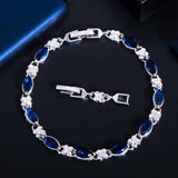 Beautiful Marquise Cut Yellow AAA+ Cubic Zirconia Simulated Diamonds Luxury Tennis Bracelets - The Jewellery Supermarket