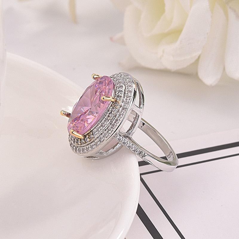 New Arrivals Luxury Beautiful AAA+ Quality CZ Diamonds Wedding Engagement Rings For Women - The Jewellery Supermarket