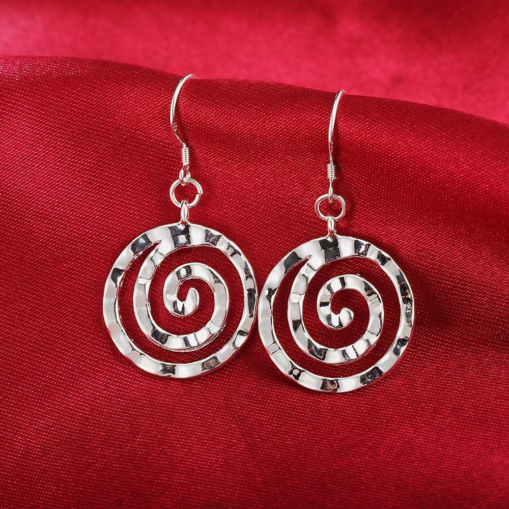 New Fine Retro Thread Earrings Bracelets Necklace for Women Silver Jewellery sets - Fashion Jewellery Set - The Jewellery Supermarket