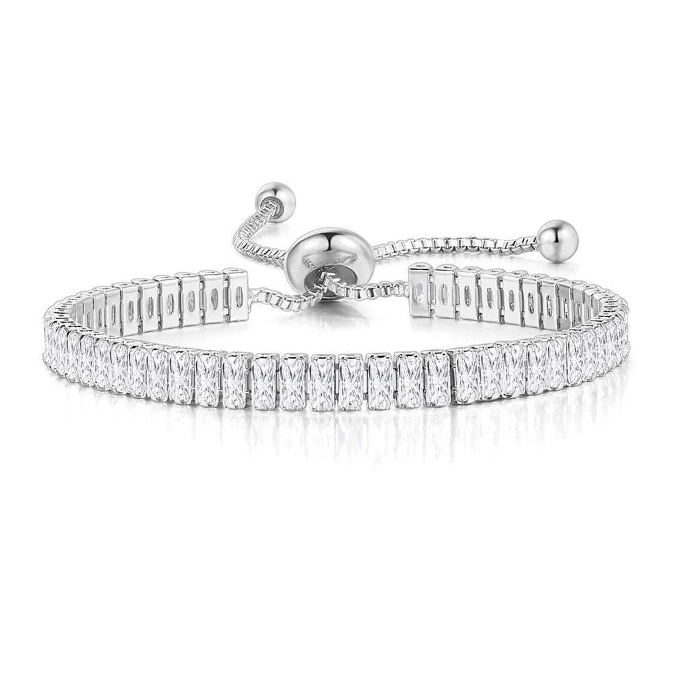 NEW Luxury 2.5*5 mm Multicolor AAA+ Zircon Diamonds Women's Tennis Bracelets - BEST SELLER - The Jewellery Supermarket