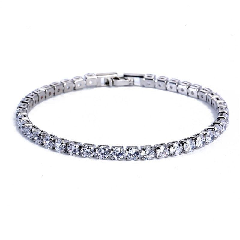 Best Seller - Gorgeous Cubic Zirconia Tennis Bracelets For Women - Gold and Silver Colour Bracelets - The Jewellery Supermarket