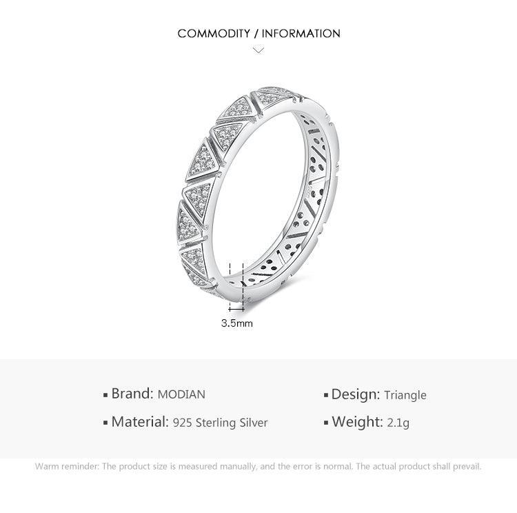 NEW - Classic Real Sterling Silver Hearts AAA+Zircon Diamonds Ring - The Jewellery Supermarket