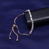 CHARMING Brand Teardrop and Round AAA+ Cubic Zircon Simulated Diamonds Tennis Bracelets - The Jewellery Supermarket