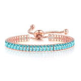 NEW Luxury 2.5*5 mm Multicolor AAA+ Zircon Diamonds Women's Tennis Bracelets - BEST SELLER - The Jewellery Supermarket
