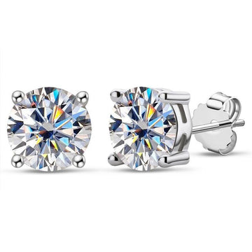 Astonishing 2ct D Color ♥︎ High Quality Moissanite Diamonds ♥︎ Stud Earrings For Women - Fine Jewellery - The Jewellery Supermarket