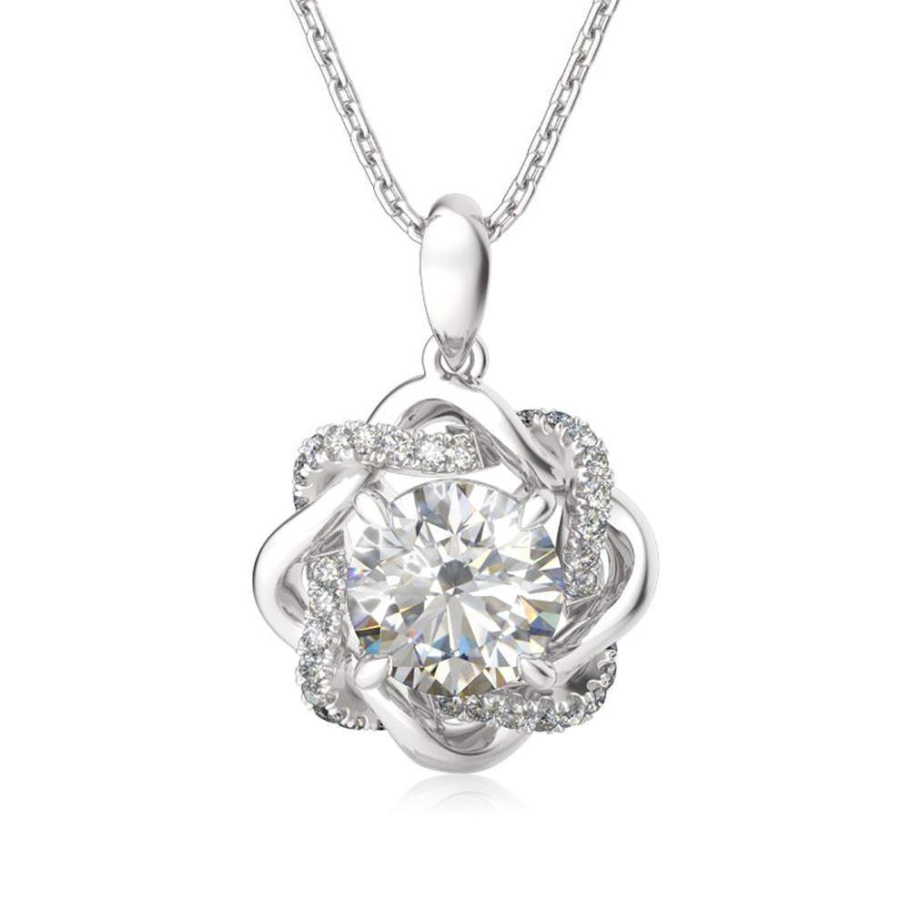 Star Of David 3ct High Quality Moissanite Diamonds Necklace Pendant - Luxury Trending Jewellery - The Jewellery Supermarket