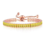 NEW Luxury 2.5*5 mm Multicolor AAA+ Zircon Diamonds Women's Tennis Bracelets - BEST SELLER - The Jewellery Supermarket