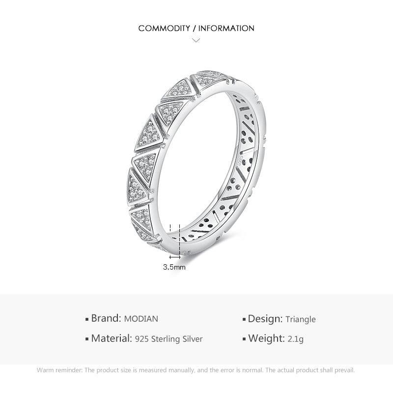 NEW - Classic Real Sterling Silver Hearts AAA+Zircon Diamonds Ring - The Jewellery Supermarket