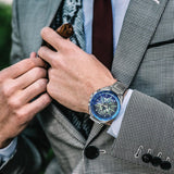 NEW - Luxury Men Gold Skeleton Luminous Military Automatic Mechanical Waterproof Watch - The Jewellery Supermarket