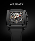 Top Brand Square Digital Sports Quartz Waterproof Stopwatch Luxury Mens Watches - The Jewellery Supermarket