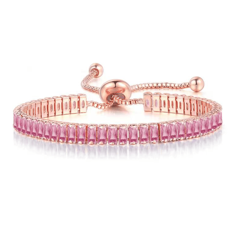 NEW Luxury 2.5*5 mm Multicolor AAA+ Zircon Diamonds Women's Tennis Bracelets - BEST SELLER - The Jewellery Supermarket