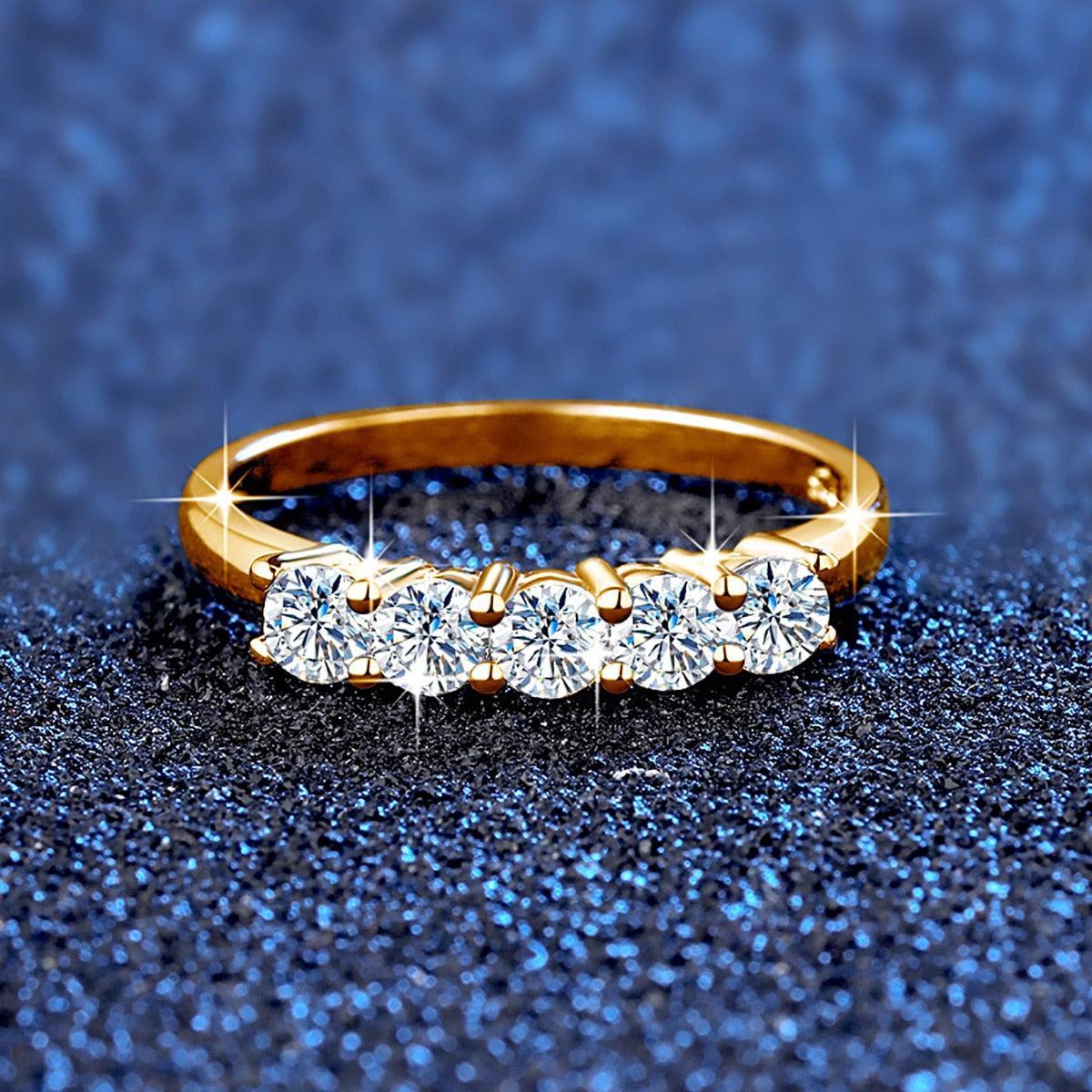 1 Carat D Color ♥︎ High Quality Moissanite Diamonds ♥︎ Wedding Engagement Ring - Popular Fine Jewellery - The Jewellery Supermarket
