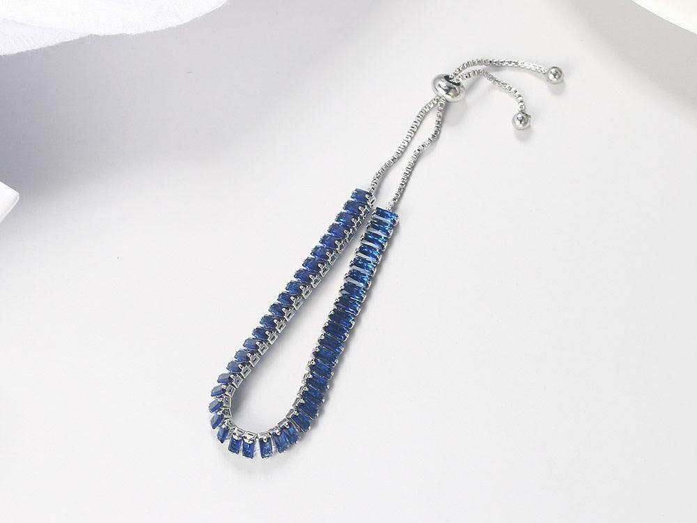 NEW Luxury 2.5*5 mm Multicolor AAA+ Zircon Diamonds Women's Tennis Bracelets - BEST SELLER - The Jewellery Supermarket
