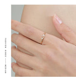 Charming Crown Rainbow Fire Color Delicate Sterling AAA+ CZ Diamonds Ring - The Jewellery Supermarket