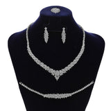NEW ARRIVAL - Luxury Charming AAA+ Cubic Zirconia Diamonds Jewellery Set - The Jewellery Supermarket