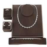 NEW ARRIVAL - Vintage Classic Exquisite AAA+ Cubic Zirconia Diamonds Jewellery Set - The Jewellery Supermarket