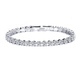 LOWEST PRICE - Luxury High Quality AAA Cubic Zirconia Crystals Tennis Bracelets For Women - Gold Silver Color Bracelets - The Jewellery Supermarket
