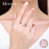 Delightful Luxury Big Oval Cut AAA+ Cubic Zirconia Diamond Engagement Ring - The Jewellery Supermarket