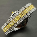 NEW Brand Luxury Roman Ice Out Automatic Date Full Simulated Diamonds Luminous Hip Hop Men Watches - The Jewellery Supermarket