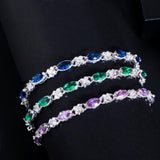 Beautiful Marquise Cut Yellow AAA+ Cubic Zirconia Simulated Diamonds Luxury Tennis Bracelets - The Jewellery Supermarket