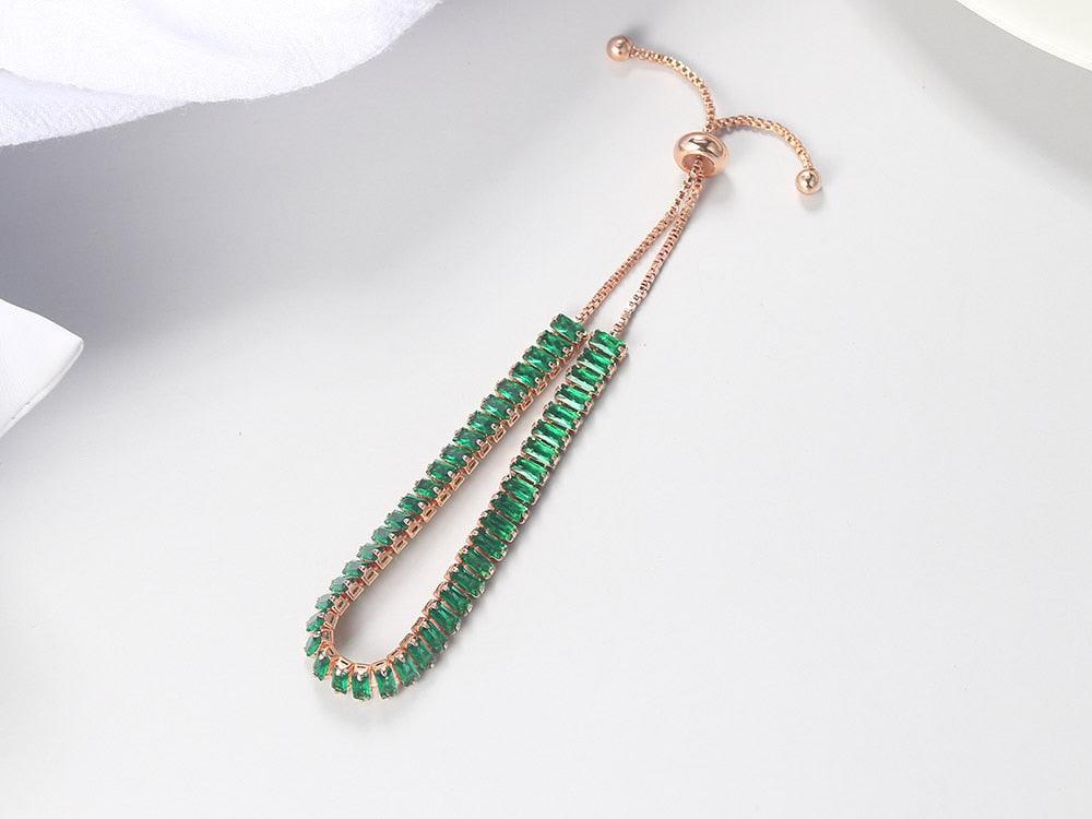 NEW Luxury 2.5*5 mm Multicolor AAA+ Zircon Diamonds Women's Tennis Bracelets - BEST SELLER - The Jewellery Supermarket