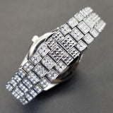 NEW Brand Luxury Roman Ice Out Automatic Date Full Simulated Diamonds Luminous Hip Hop Men Watches - The Jewellery Supermarket