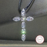 NEW - Exquisite Cross Silver Fashion Cross AAA+ Cubic Zirconia Diamonds Pendant Necklace