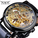 Top Brand Luxury Transparent Golden Case Luxury Casual Design Skeleton Watch - The Jewellery Supermarket