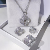 GREAT GIFT IDEAS - Luxury AAA+ Cubic Zirconia Diamonds Popular Jewellery Set - The Jewellery Supermarket