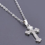 NEW HOT SELLERS - Charming Crystal Rhinestone Christ Crosses Pendant Necklaces For Women - The Jewellery Supermarket