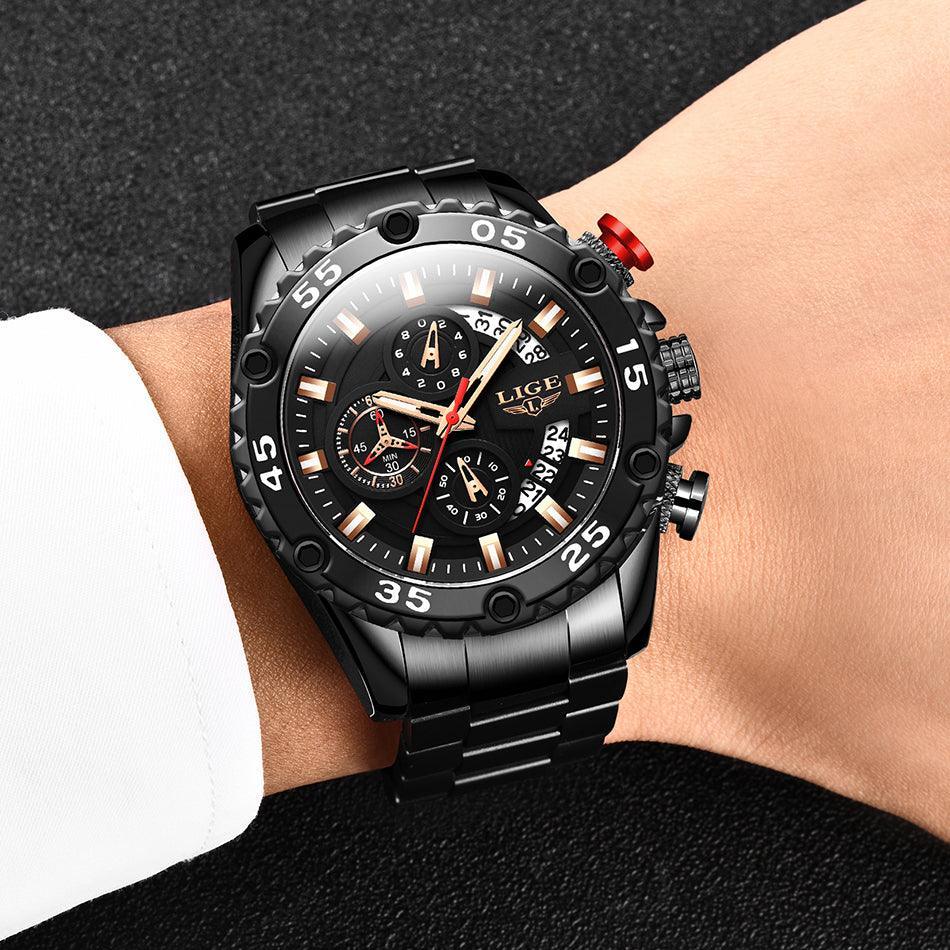 NEW ARRIVAL - Luminous Sports Army Waterproof Quartz Chronograph Military Wristwatch - The Jewellery Supermarket