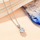 1 Carat Round Brilliant Cut D Color High Quality Moissanite Diamonds Necklace - Luxury Gemstone Necklace - The Jewellery Supermarket