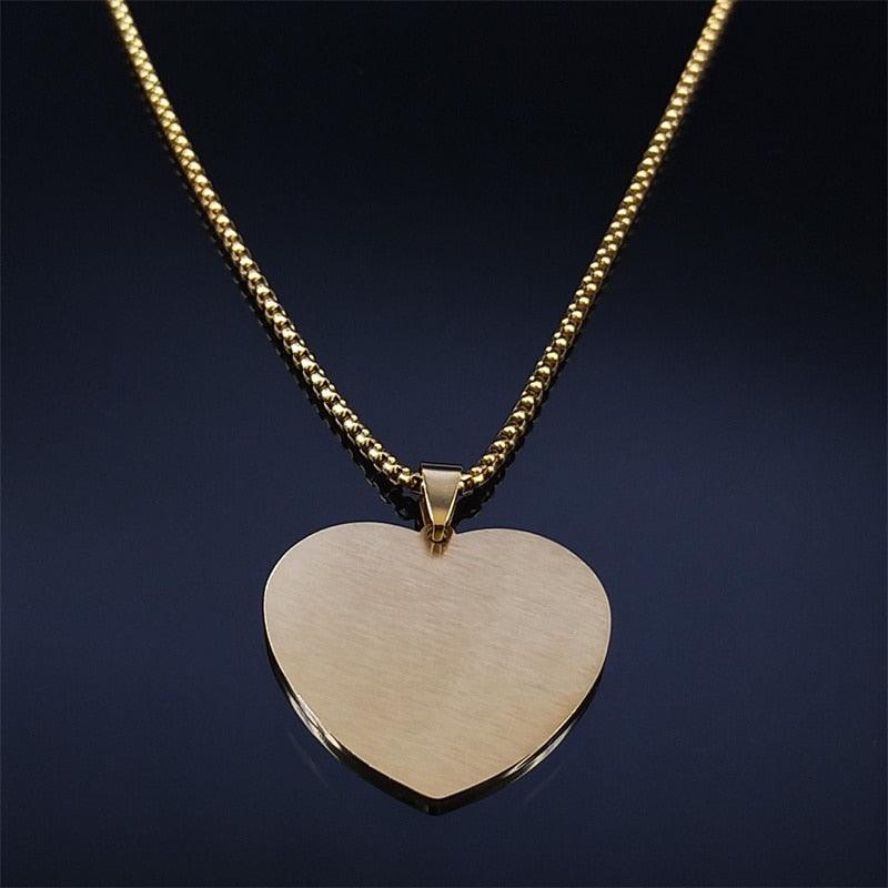 Bible Verse Projection Cross Necklace Stainless Steel Spanish Lord's Prayer Religious Chain Necklaces - The Jewellery Supermarket