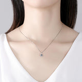 Admirable 1 CT Round cut VVS Real Top Quality Moissanite Diamonds Necklace For Women - Fine Jewellery - The Jewellery Supermarket