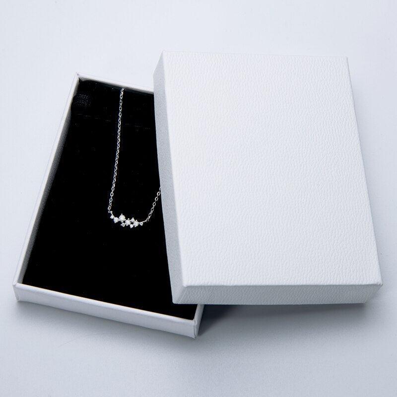 Super D Color VVS High Quality Moissanite Diamonds Necklace for Women Certified Pendants Female Choker - The Jewellery Supermarket