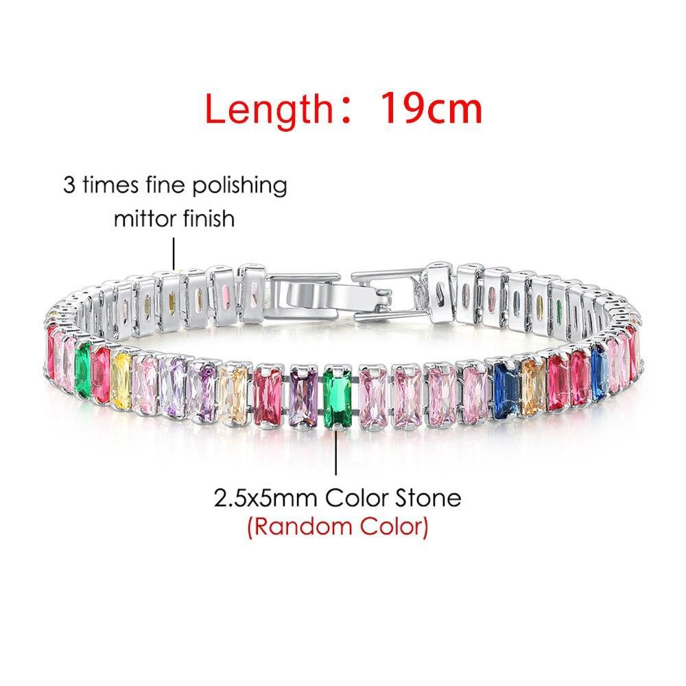 DELIGHTFUL AAA+ Cubic Zirconia Diamonds Tennis Bracelets For Women - Luxury Jewellery - The Jewellery Supermarket