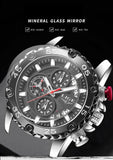 NEW ARRIVAL - Luminous Sports Army Waterproof Quartz Chronograph Military Wristwatch - The Jewellery Supermarket