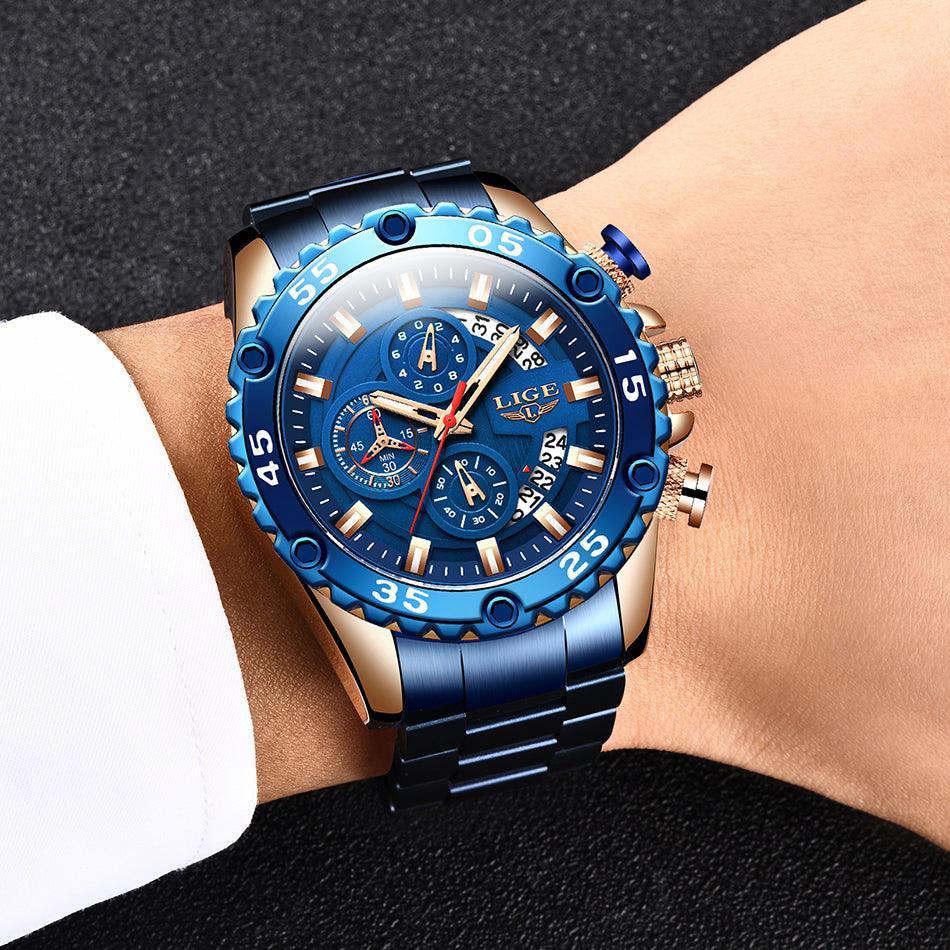 NEW ARRIVAL - Luminous Sports Army Waterproof Quartz Chronograph Military Wristwatch - The Jewellery Supermarket