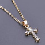 NEW HOT SELLERS - Charming Crystal Rhinestone Christ Crosses Pendant Necklaces For Women - The Jewellery Supermarket