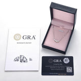 Impressive High Quality Moissanite Diamonds Trendy Smile 5 Stone Choker Necklace Jewellery - The Jewellery Supermarket