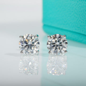 Astonishing 2ct D Color ♥︎ High Quality Moissanite Diamonds ♥︎ Stud Earrings For Women - Fine Jewellery - The Jewellery Supermarket