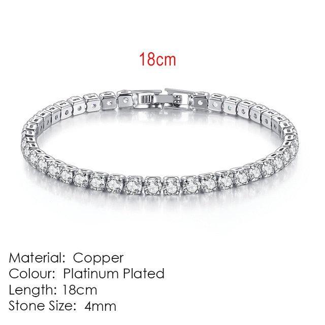 NEW Fashion AAA+ Zirconia Diamonds Charming Designer Multicolor Tennis Bracelets for Women - The Jewellery Supermarket